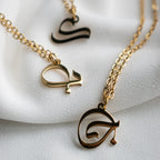 Personalised Arabic Initial Necklace | Custom Name Jewellery