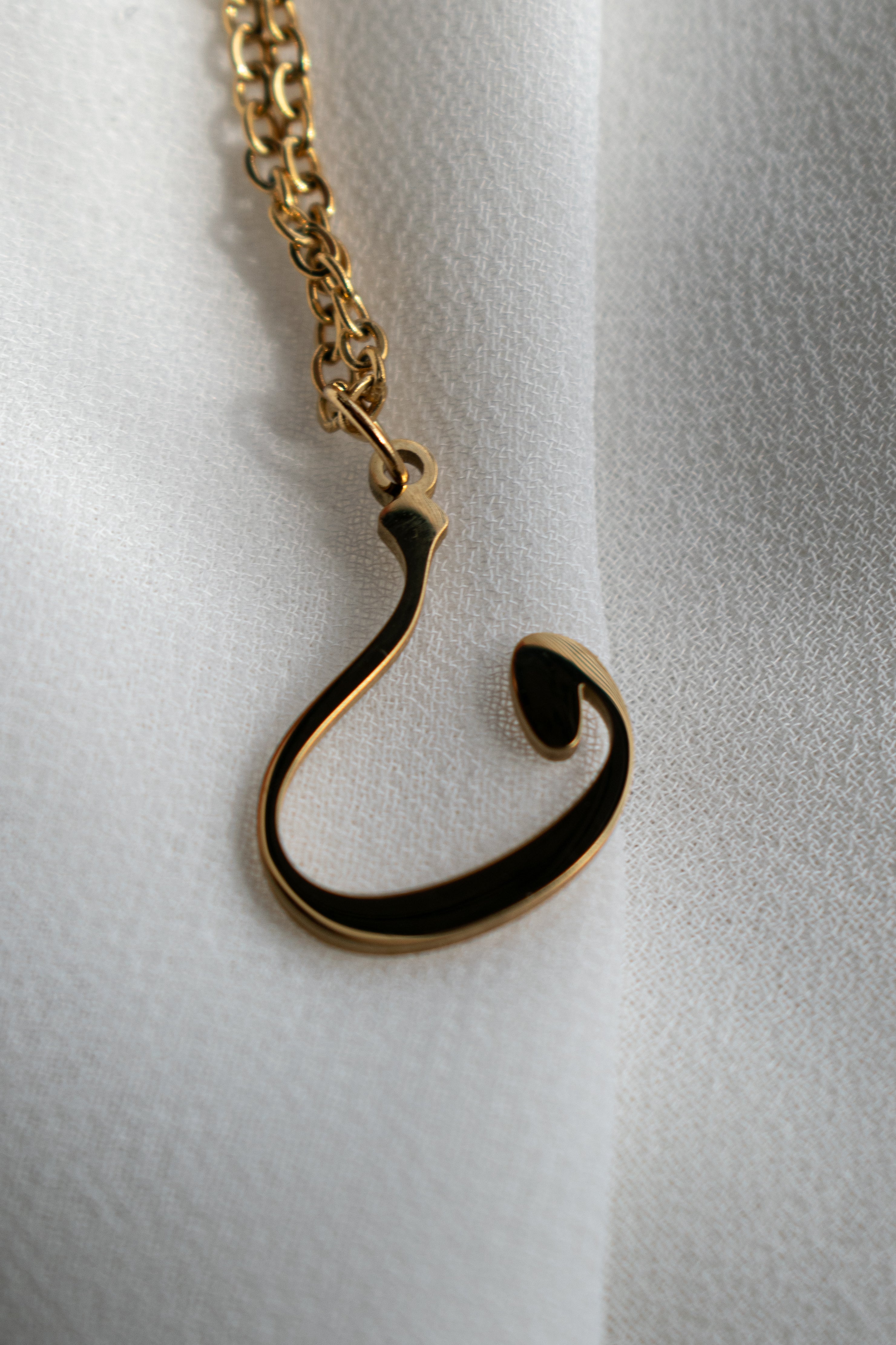 Personalised Arabic Initial Necklace | Custom Name Jewellery