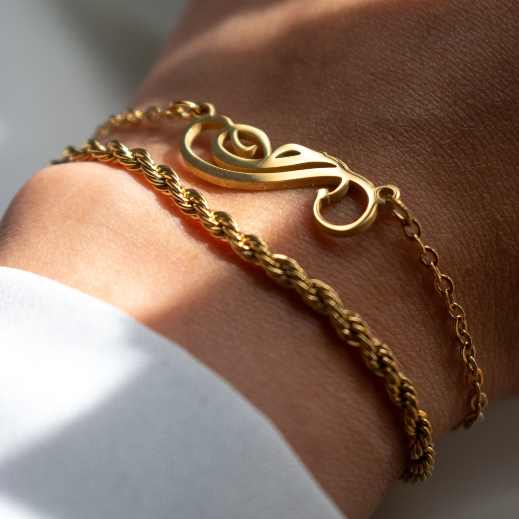 Love (حب) Arabic Calligraphy Bracelet| Arabic Jewellery Gift