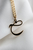 Arabic Calligraphy Letter Initial Pendant
