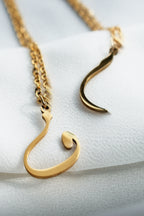 Arabic Calligraphy Letter Initial Pendant